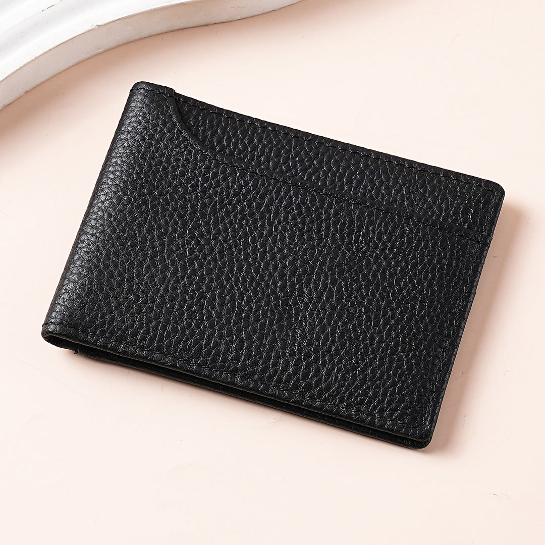 Textured Leather Wallet