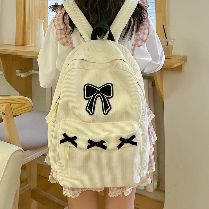 Backpack with Playful Ribbon Design Kalsten