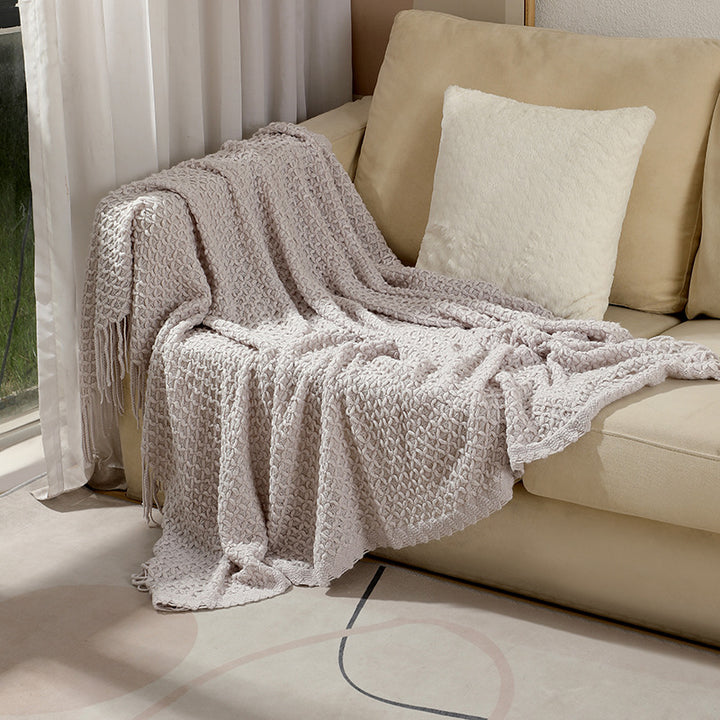 Decorative Woven Throw Blanket