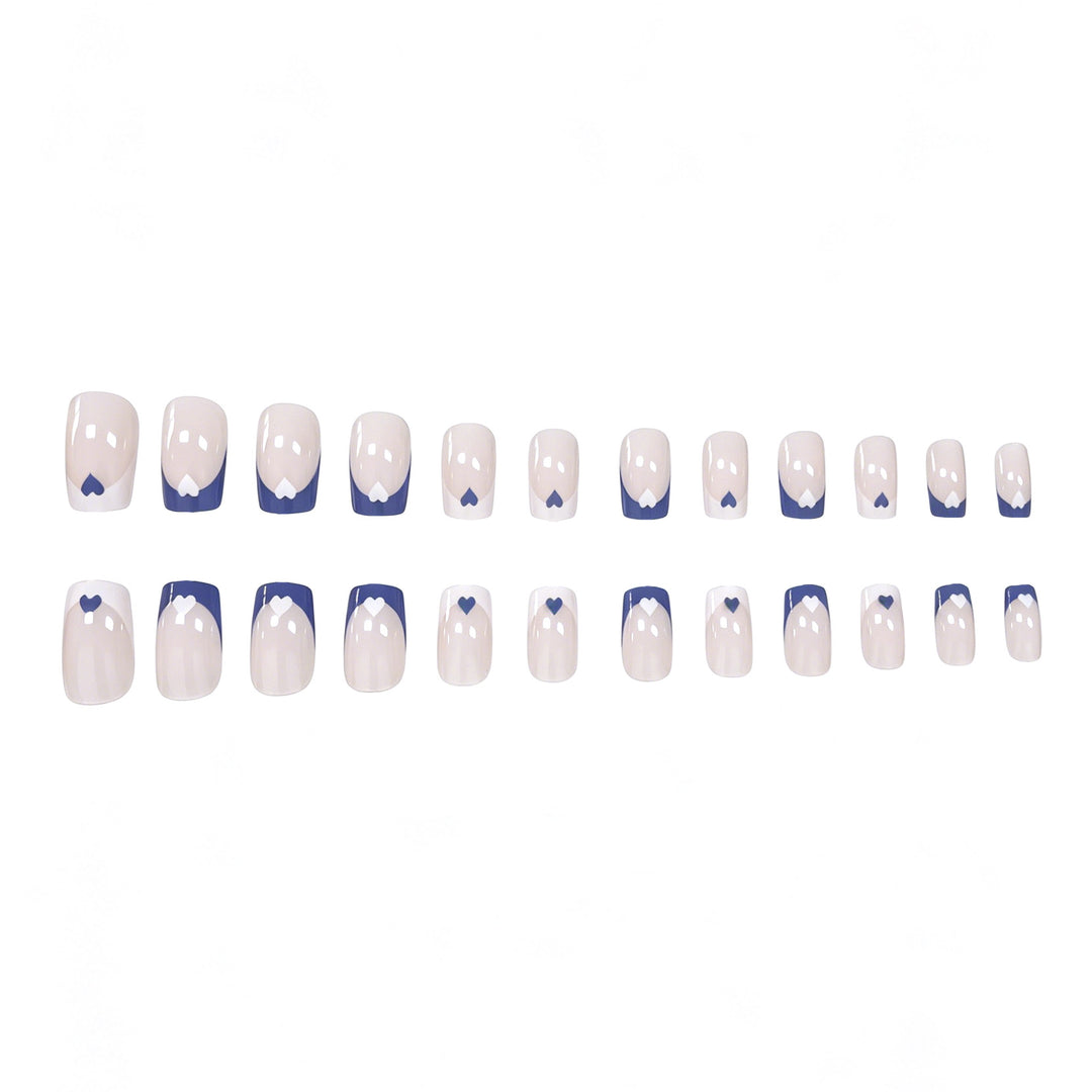 Artistic Heart Design Nail Enhancements Kalsten