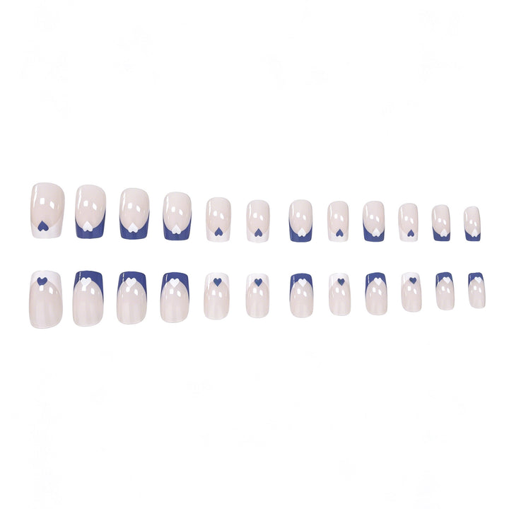 Artistic Heart Design Nail Enhancements Kalsten