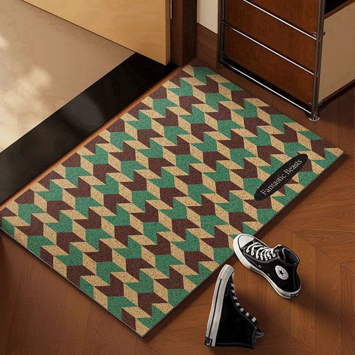 Geometric Patterned Indoor Entrance Mat