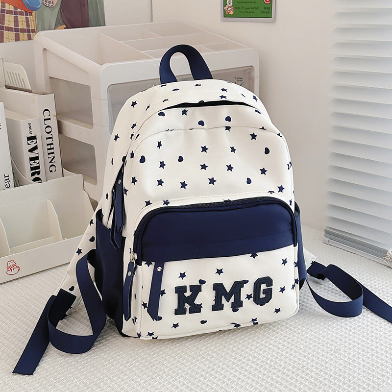 Casual Star-Patterned Backpack Kalsten 1791204760
