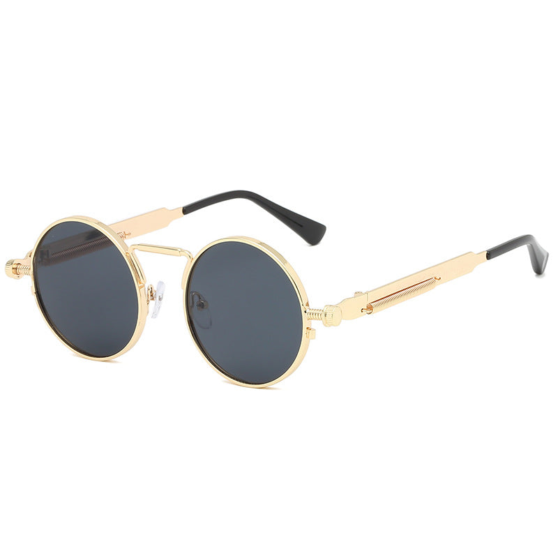 Round Frame Statement Sunglasses