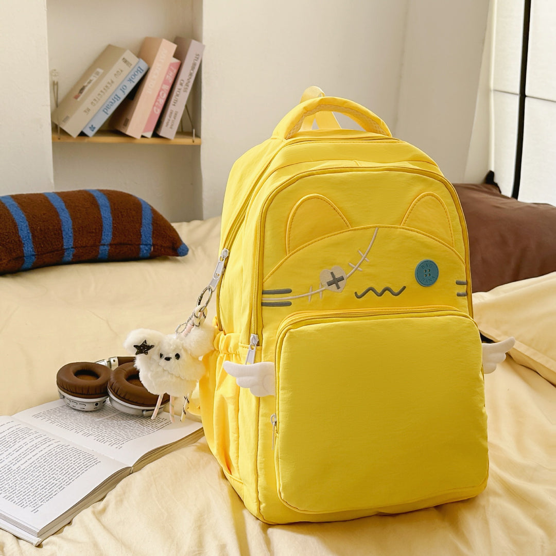 Cute Cartoon Cat Face Backpack