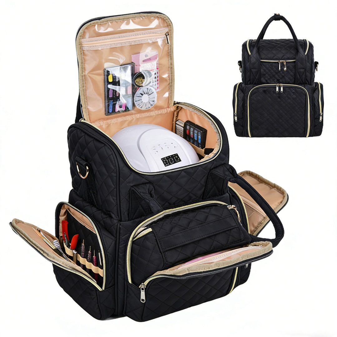 Stylish Quilted Multi-Compartment Backpack Kalsten