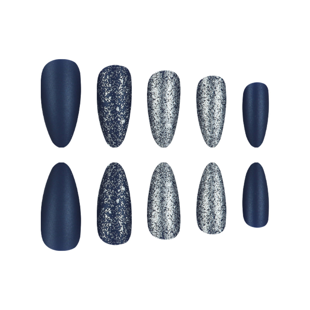 Glittery Stiletto Press-On Nail Set Kalsten