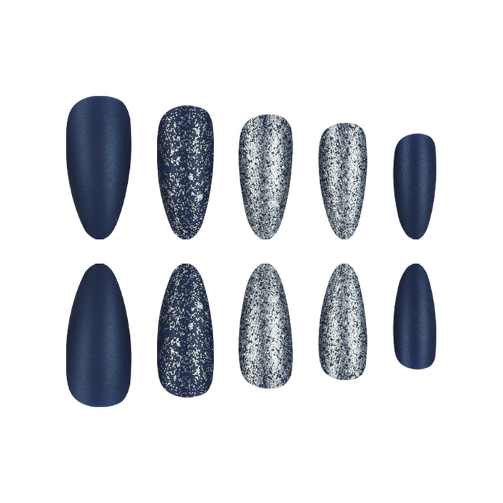 Glittery Stiletto Press-On Nail Set Kalsten
