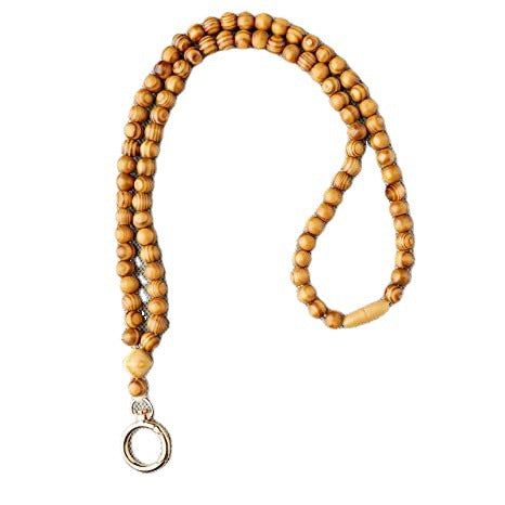 Elegant Wooden Beaded Eyewear Chain Kalsten