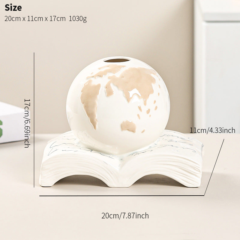 Elegant Ceramic Globe Bank Kalsten