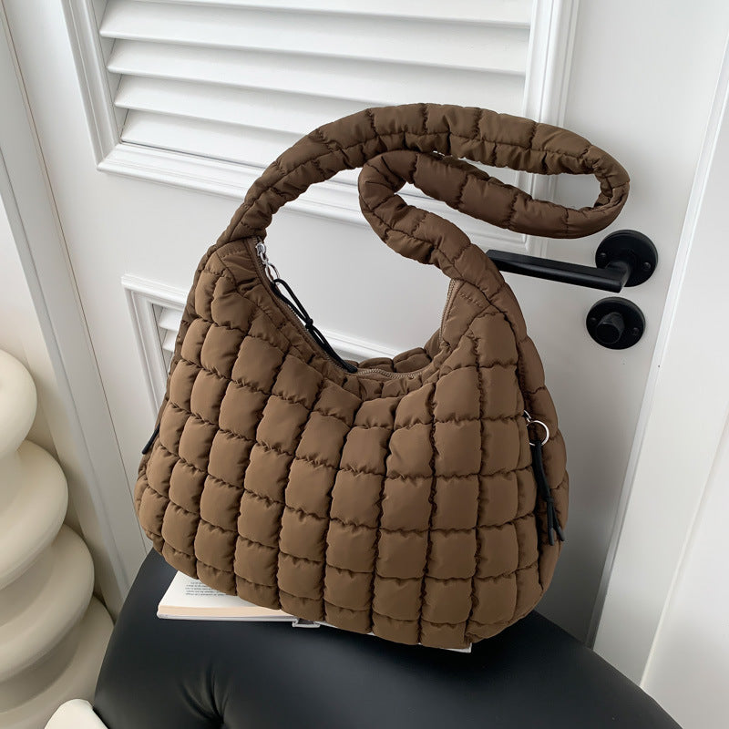 Quilted Casual Hobo Bag