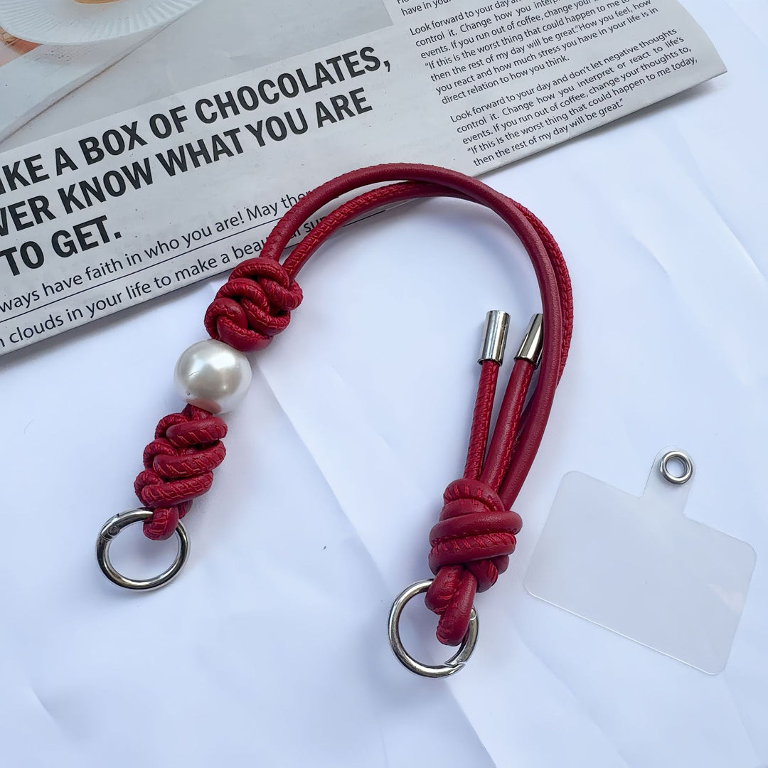 Elegant Knotted Leather Keychain Holder Kalsten