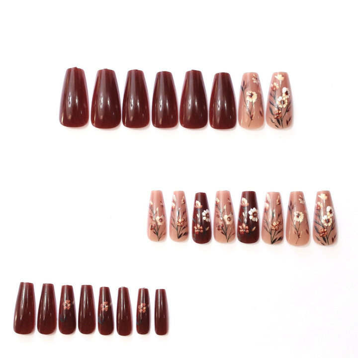 Floral Art Decorative Nail Enhancements Kalsten
