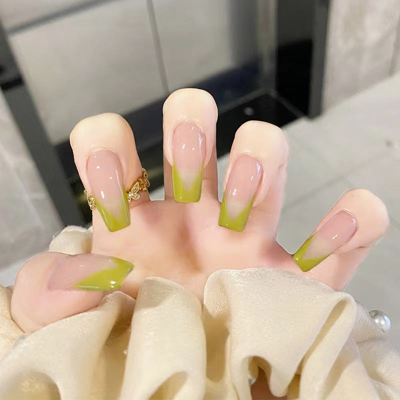 Artistic nail extensions with fresh summer design Kalsten