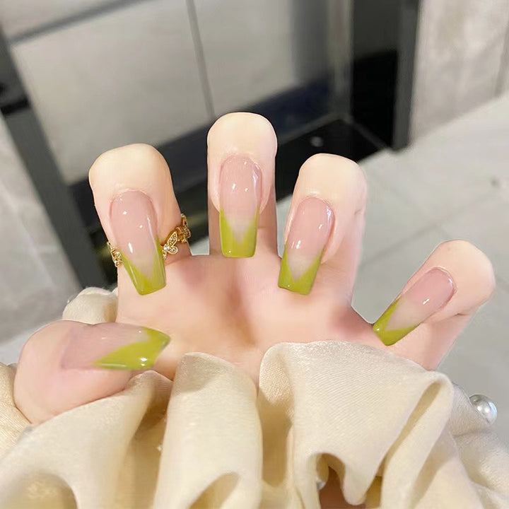Artistic nail extensions with fresh summer design Kalsten