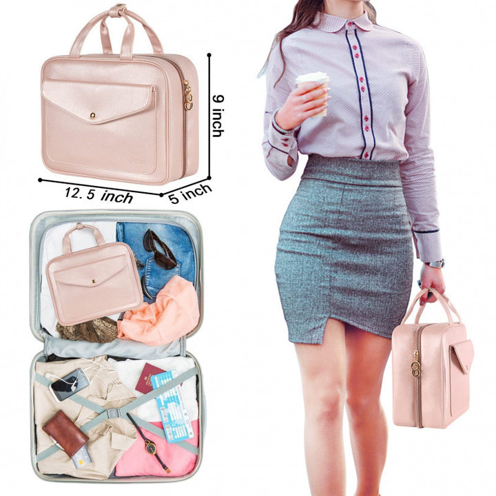 Cosmetic Organizer Bag with Modular Compartments Kalsten