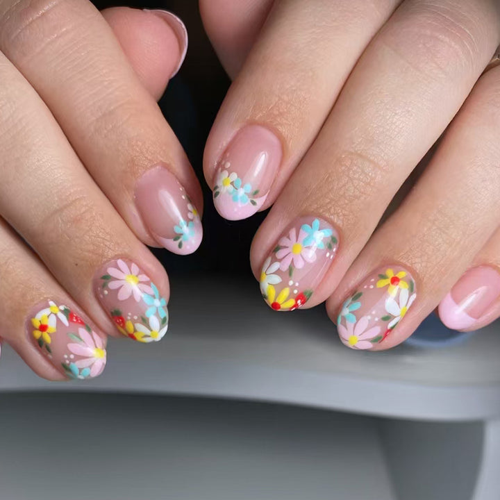 Floral Design Gel Nail Art Set Kalsten