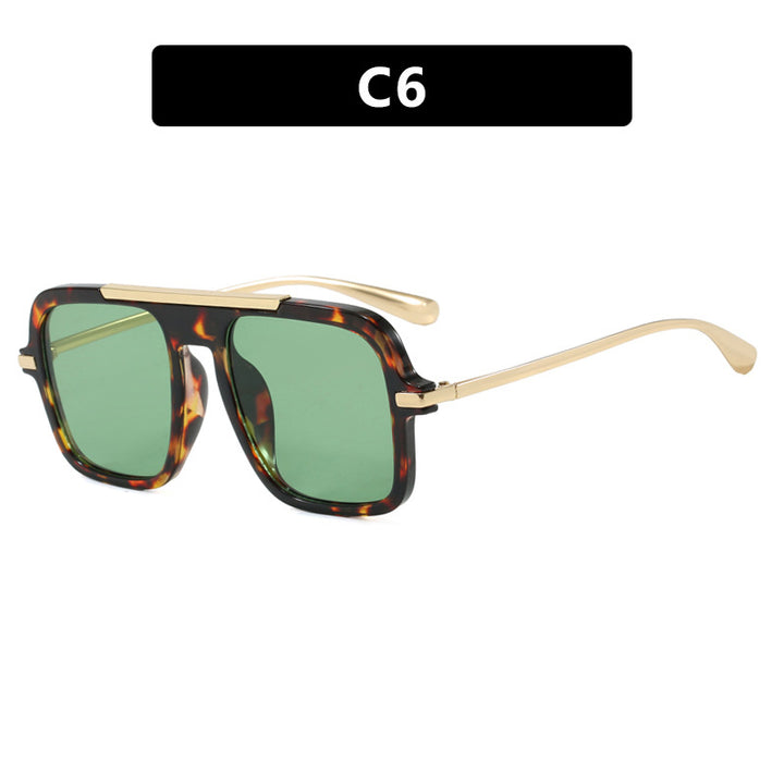 Women's square sunglasses with luxurious metal frame and sturdy lenses Kalsten