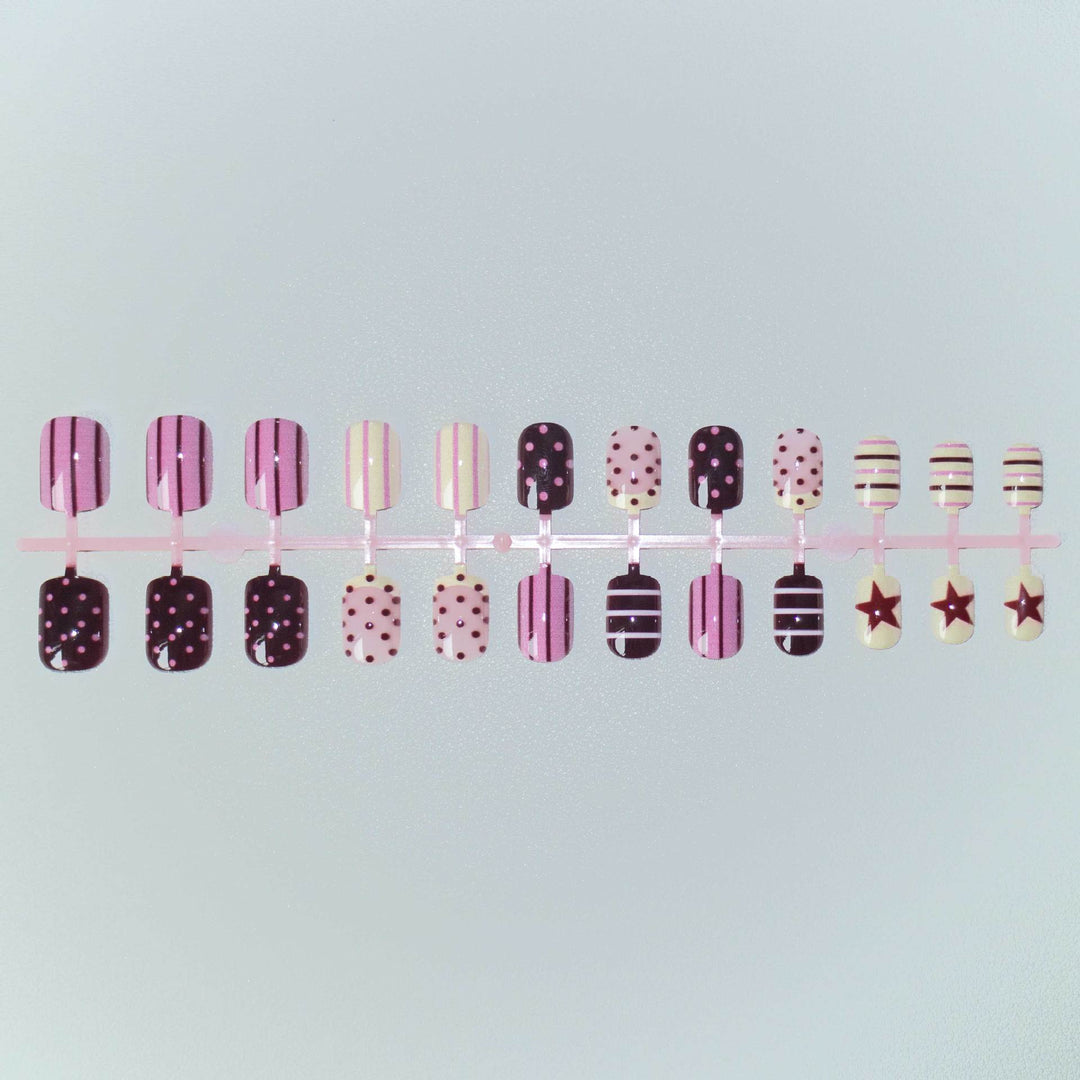 Artistic Dessert-Inspired Nail Art