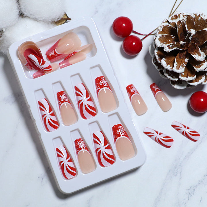 Artistic Glitter Press-On Nail Set Kalsten