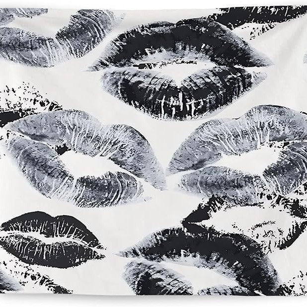 Romantic Lip Print Wall Art