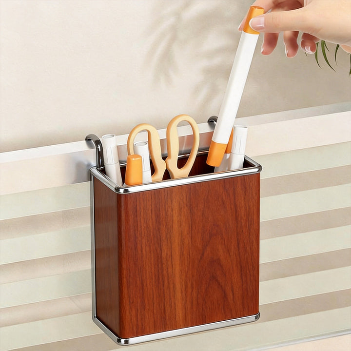 Hanging Mesh Desk Pen and Stationery Caddy Organizer