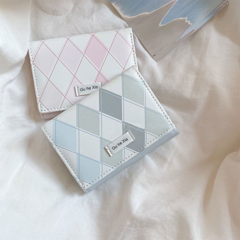 Elegant Plaid Pattern Card Holder Kalsten
