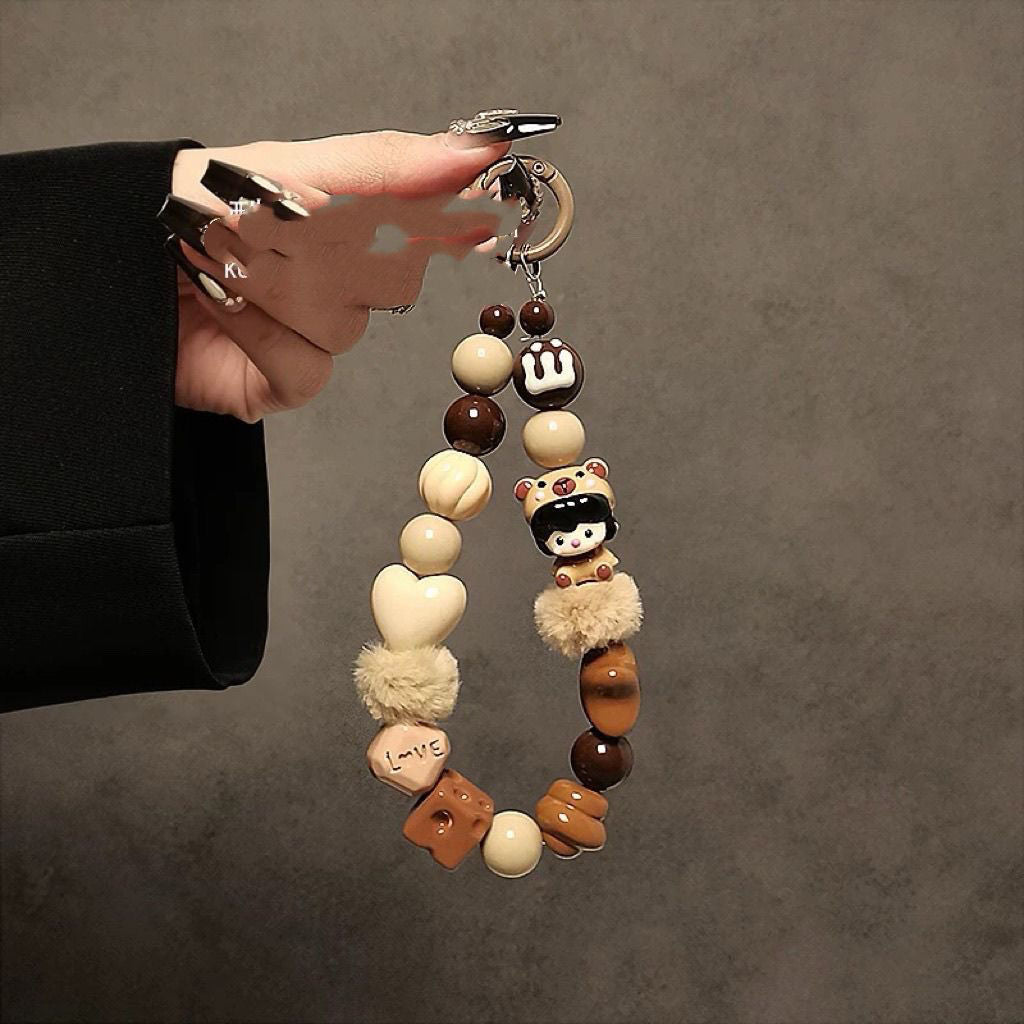 Decorative Beaded Keychain Holder Kalsten 1790134863