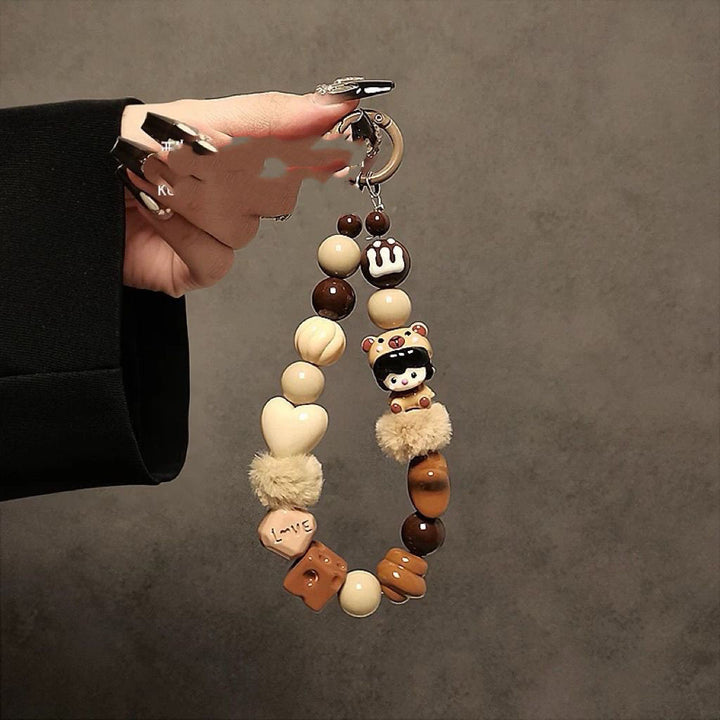 Decorative Beaded Keychain Holder Kalsten 1790134863