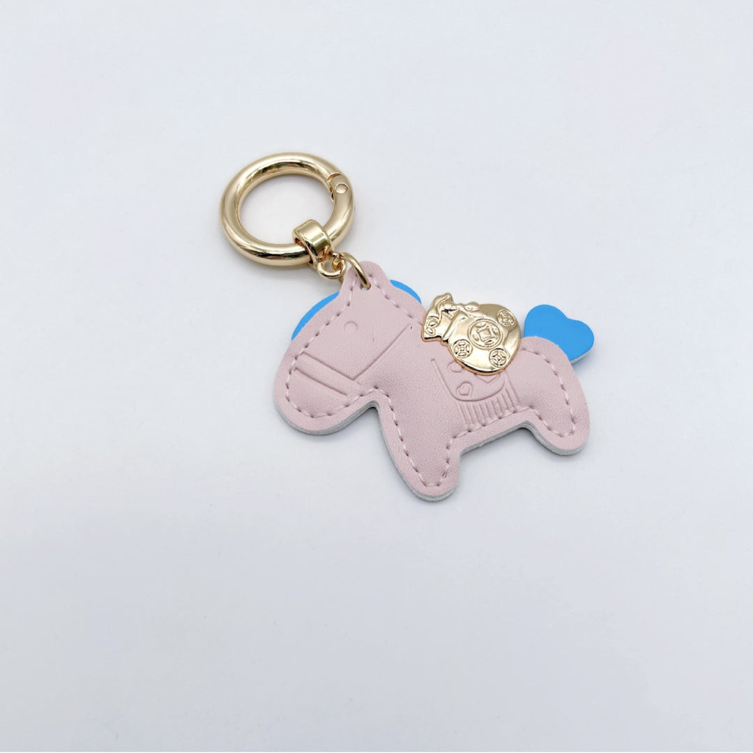 Animal-Shaped Leather Keychain Kalsten