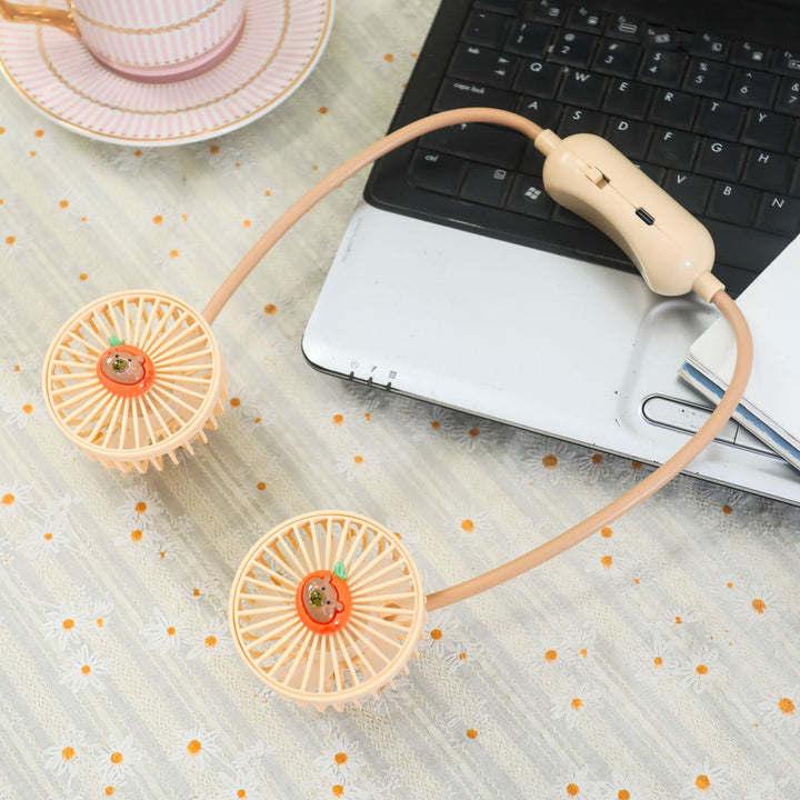 Women Portable Neck Fan with Flexible Design Kalsten