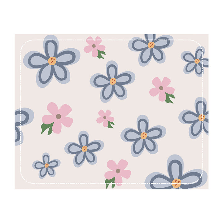 Floral Patterned Kitchen Protector Mat