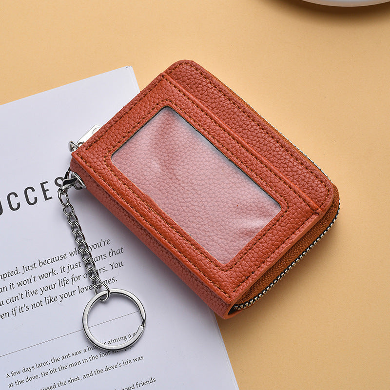 Textured  Zip Around Card Holder Kalsten