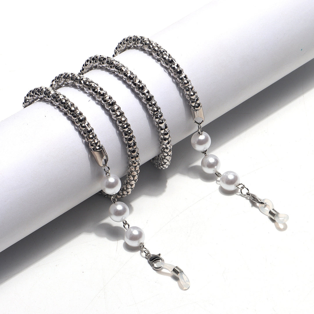 Elegant Pearl Beaded Eyewear Chain Kalsten
