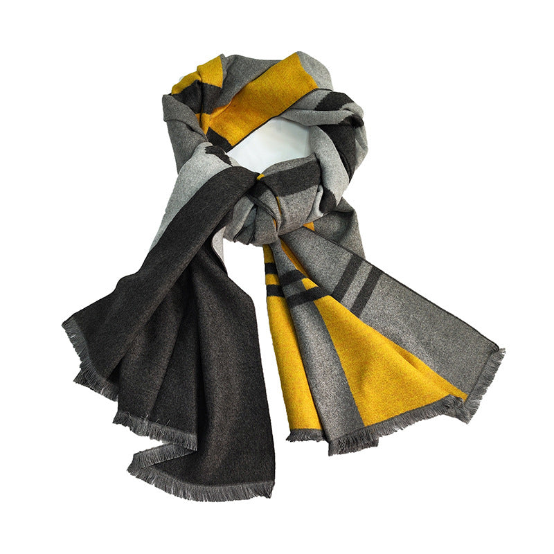 Ladies Elegant and Warm Scarf with Geometric Pattern Kalsten