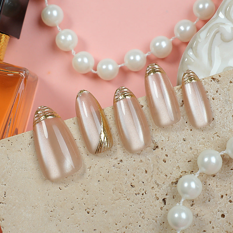 Stylish Decorative Press-On Nail Set Kalsten