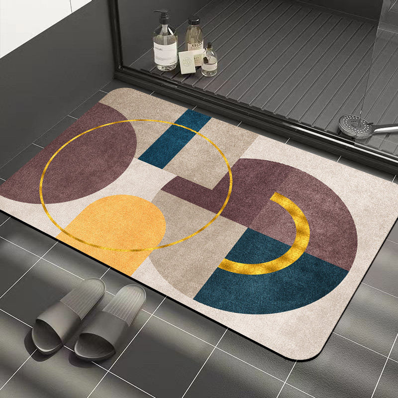 Abstract Geometric Design Area Rug