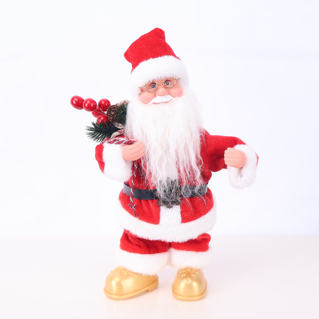 Decorative Santa Claus figure with candy