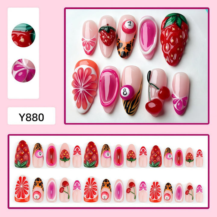 Creative Fruit Nail Art with Colorful Designs Kalsten