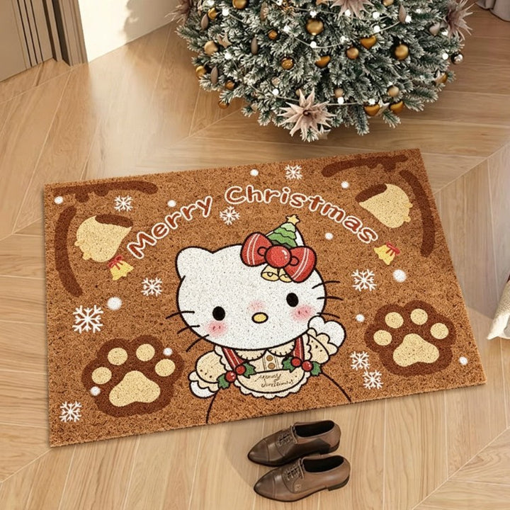Whimsical Holiday Themed Doormat Kalsten