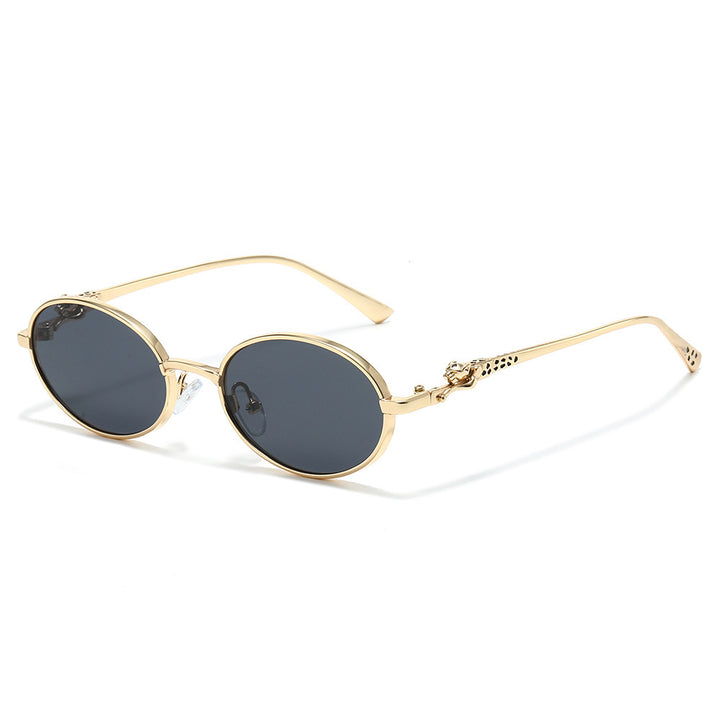 Vintage Round Lens Sunglasses with Gradient Glass Kalsten
