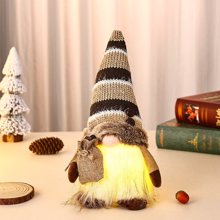 Decorative Christmas gnome with gift package Kalsten