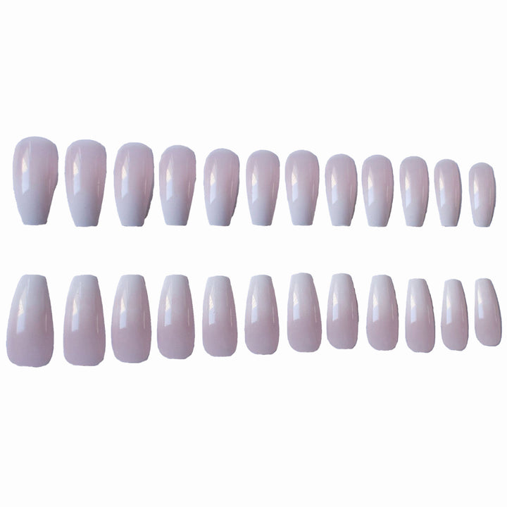 Elegant Faux Almond Shape Press-On Nails