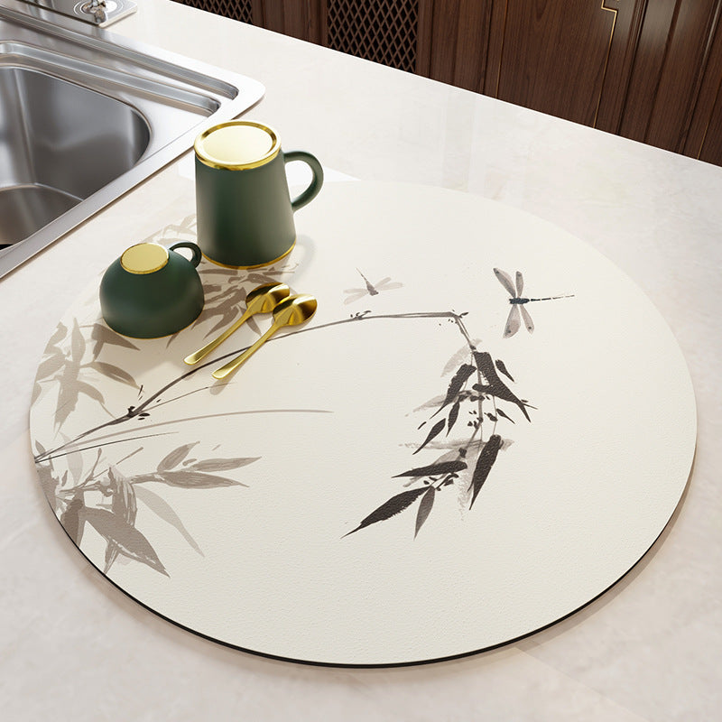 Elegant Round Kitchen Table Mat Kalsten