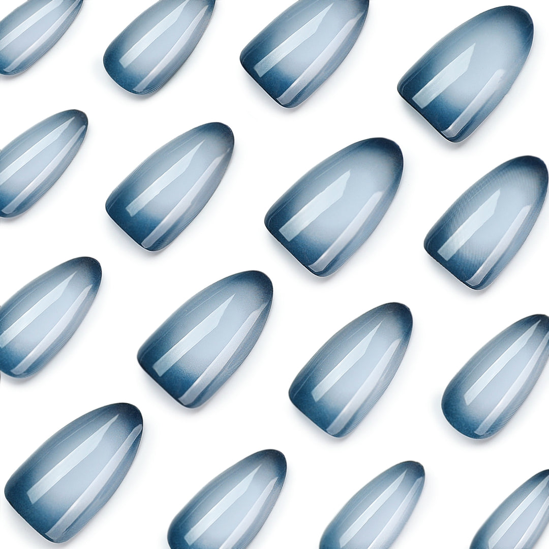 Stiletto Artificial Nails with Matte Ombre Design Kalsten