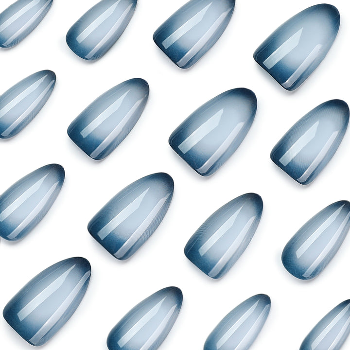 Stiletto Artificial Nails with Matte Ombre Design Kalsten