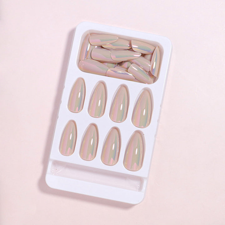 Iridescent Press-On Nail Tips Kalsten