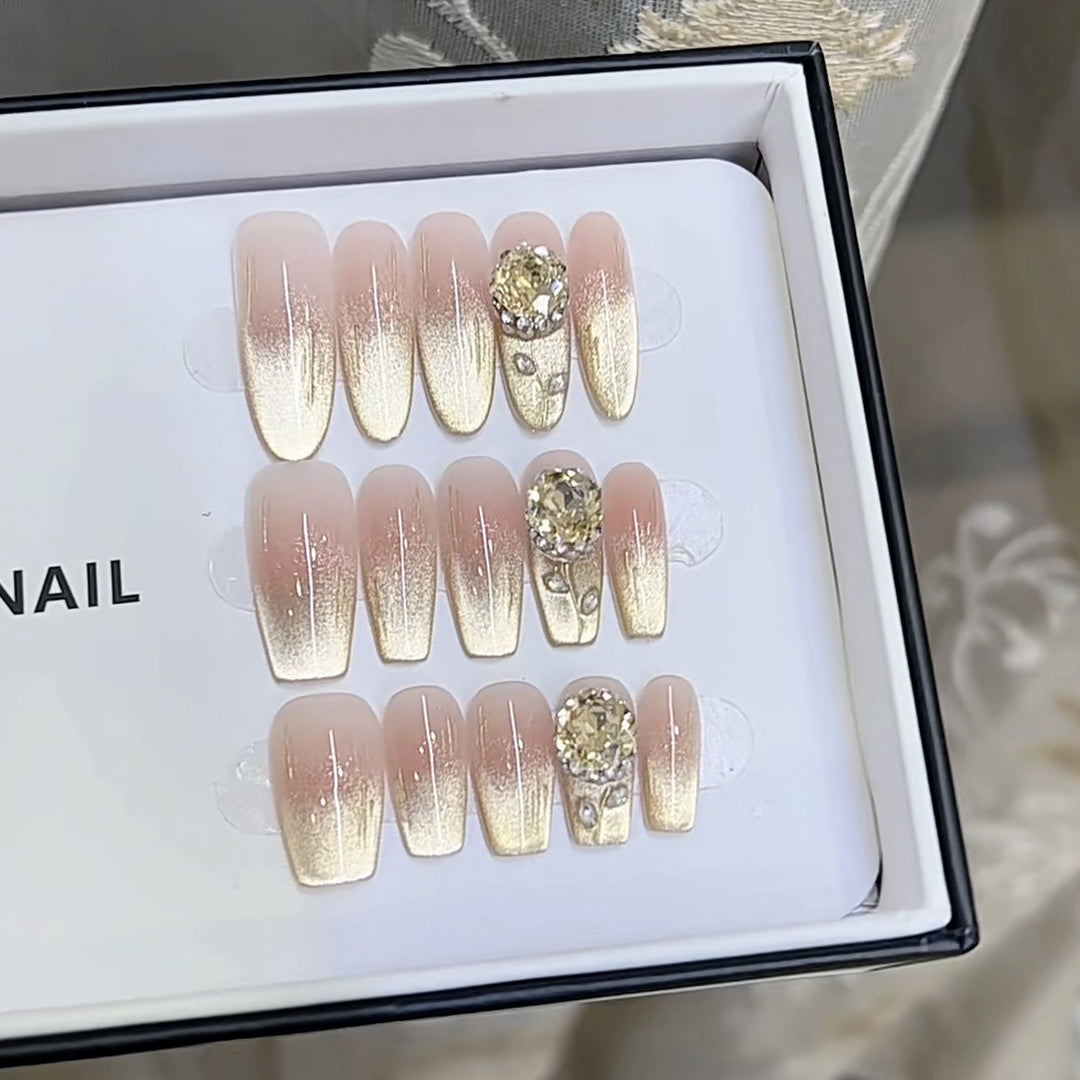 Luxury Ombre Press-On Nail Set Kalsten