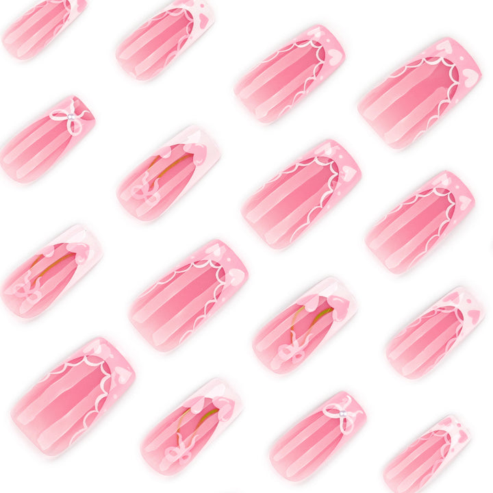 Artistic Nail Extensions with Playful Floral Design Kalsten