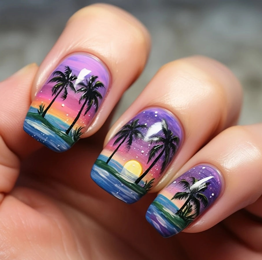 Floral Gradient Nail Art Kit Kalsten